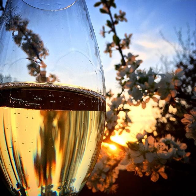Avslutar en fantastisk helg med ett glas bubbel. Hoppas även ni hade det trivsamt! ?