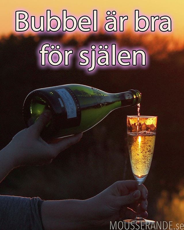När man tänker efter är det svårt att komma på någonting som har så många positiva effekter som #bubbel. ?
Ha en underbar dag!