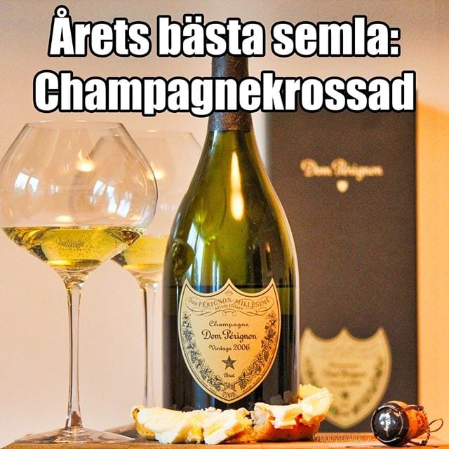 Känslan när man pressar ner flaskan i semlan - priceless!