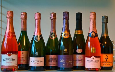 Roséchampagneprovning